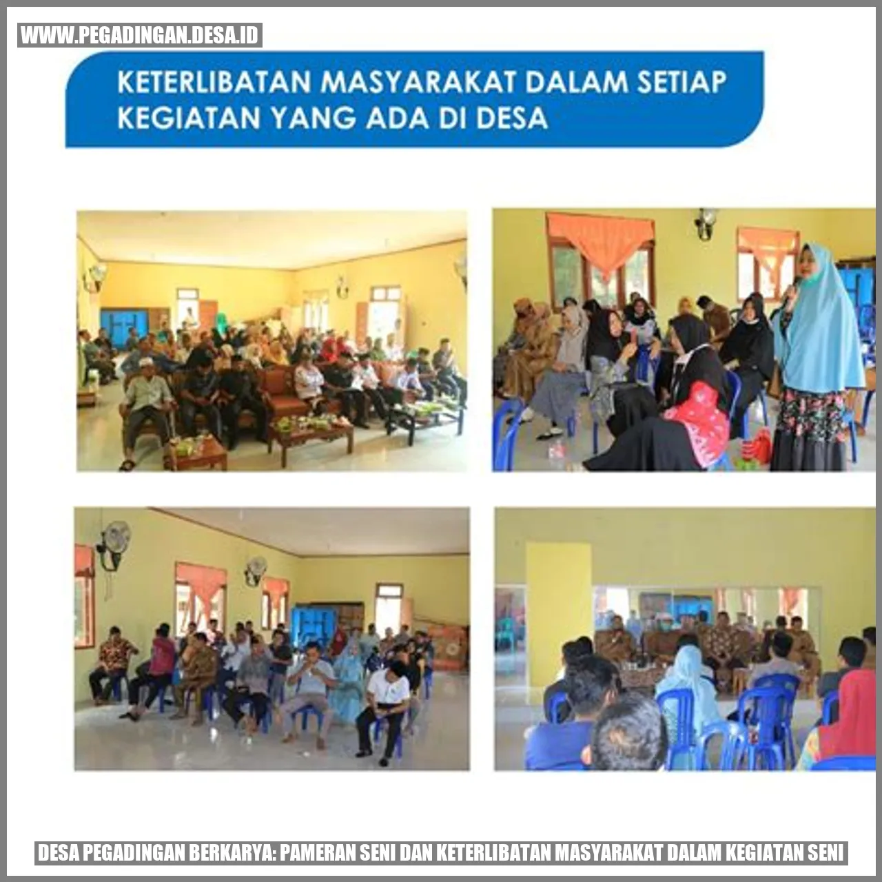 Desa Pegadingan Berkarya: Pameran Seni dan Keterlibatan Masyarakat dalam Kegiatan Seni