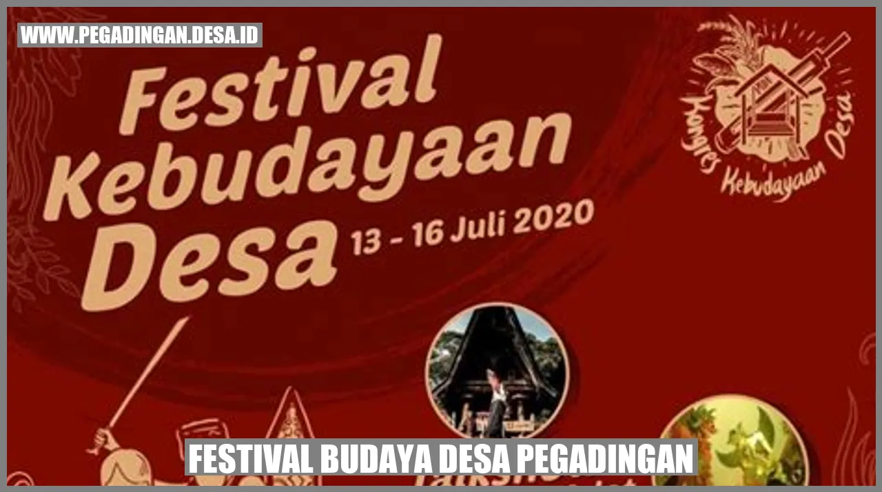 Festival Budaya Desa Pegadingan