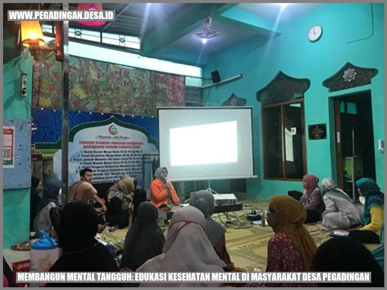 Mendidik Desa Pegadingan tentang Kesehatan Mental