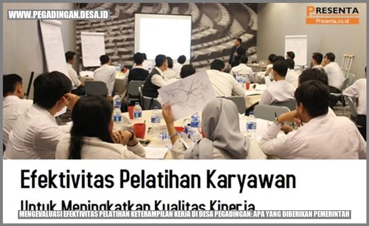 Mengevaluasi Efektivitas Pelatihan Keterampilan Kerja di Desa Pegadingan: Apa yang Diberikan Pemerintah
