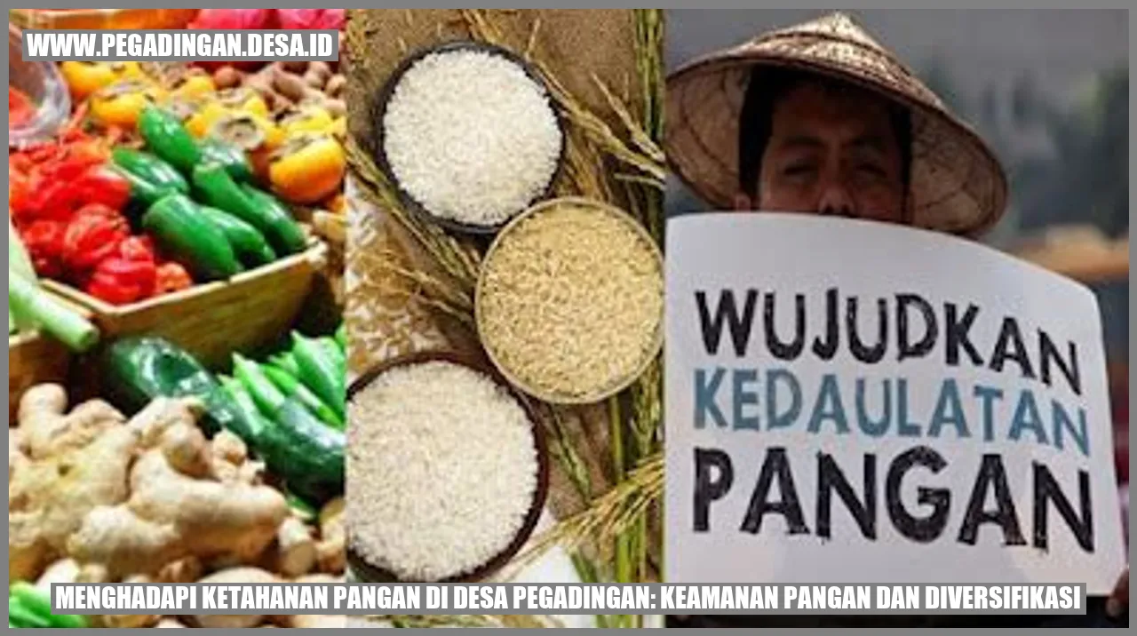 Menghadapi Ketahanan Pangan di Desa Pegadingan: Keamanan Pangan dan Diversifikasi
