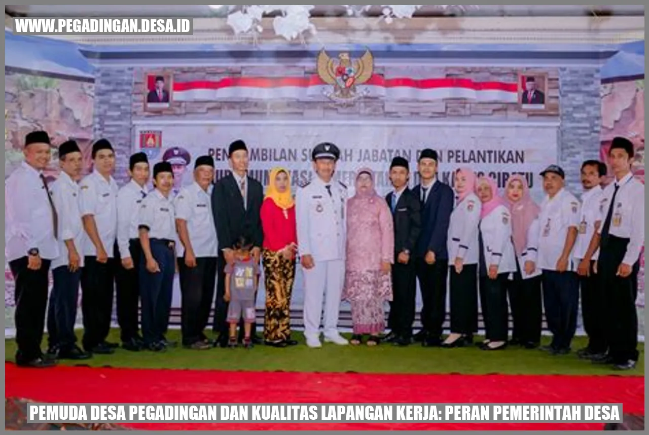 Pemuda Desa Pegadingan dan Kualitas Lapangan Kerja: Peran Pemerintah Desa