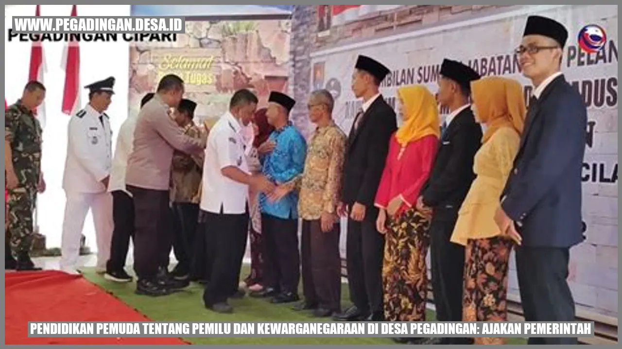 Ajakan Pemerintah: Pendidikan Pemuda tentang Pemilu dan Kewarganegaraan di Desa Pegadingan