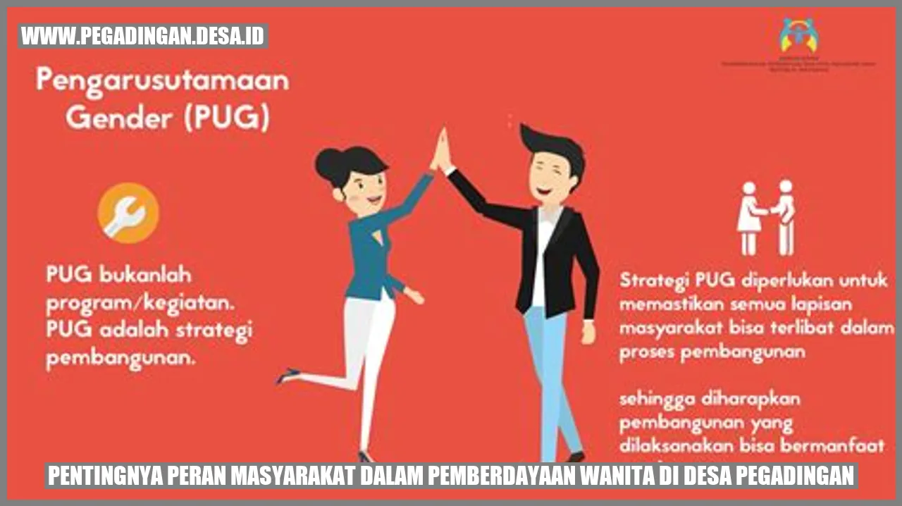 Pentingnya Peran Masyarakat dalam Pemberdayaan Wanita di Desa Pegadingan