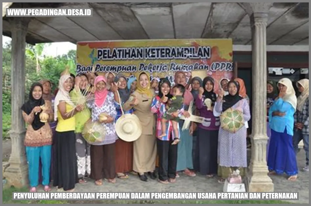 Pemberdayaan Perempuan dalam Pengembangan Usaha Pertanian dan Peternakan