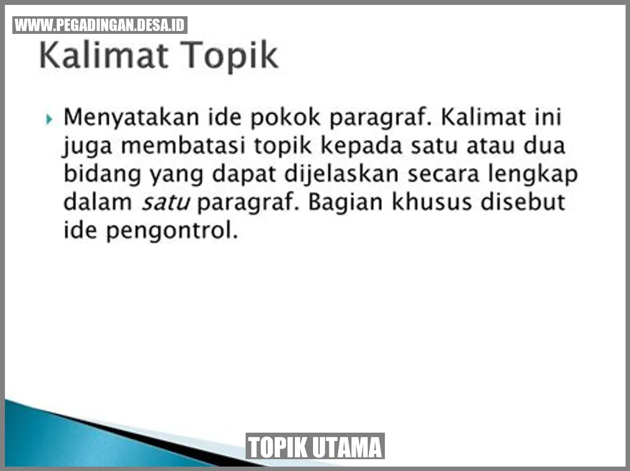 Topik Utama